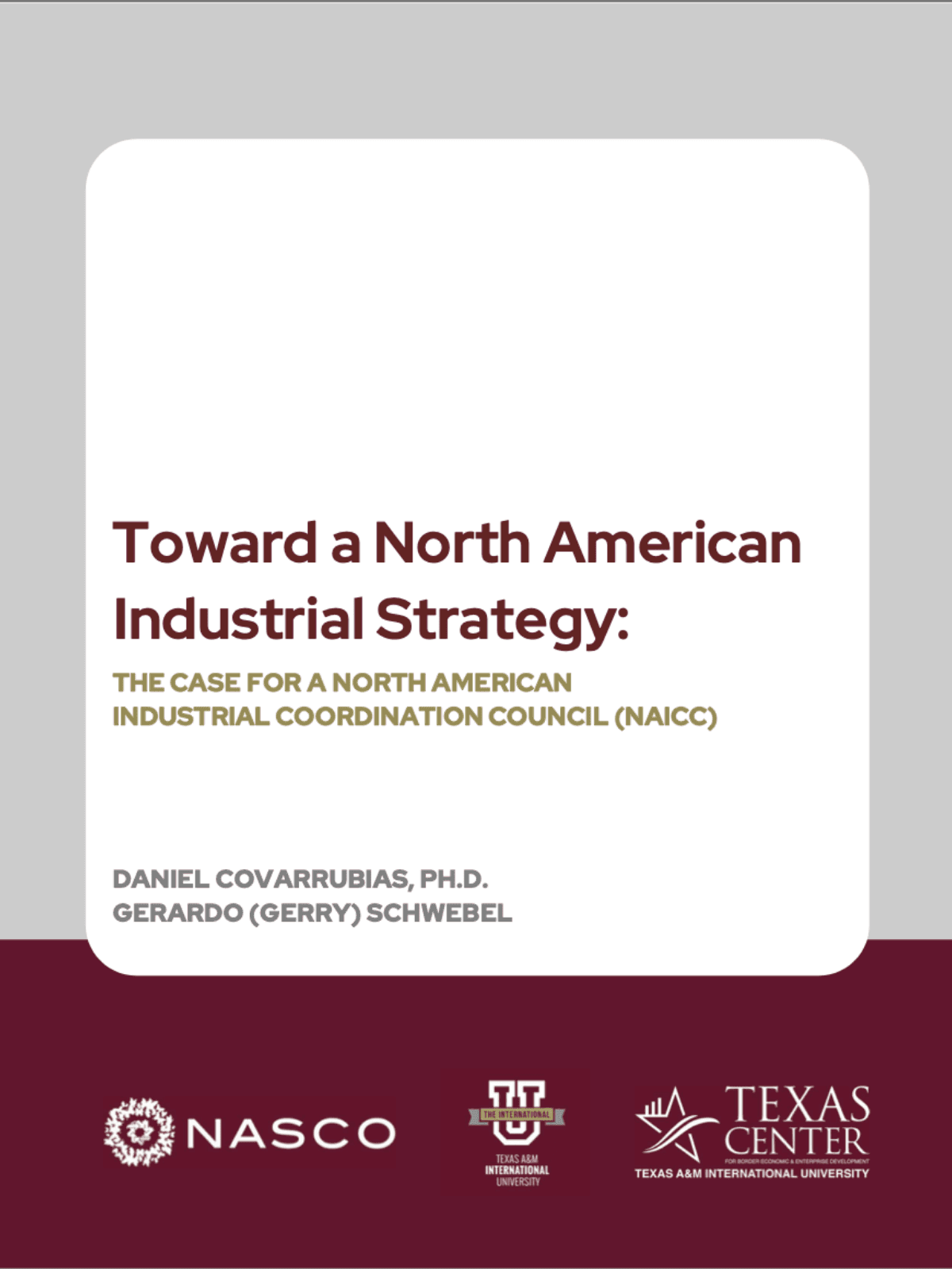 Toward a North American Industrial Strategy — cover
